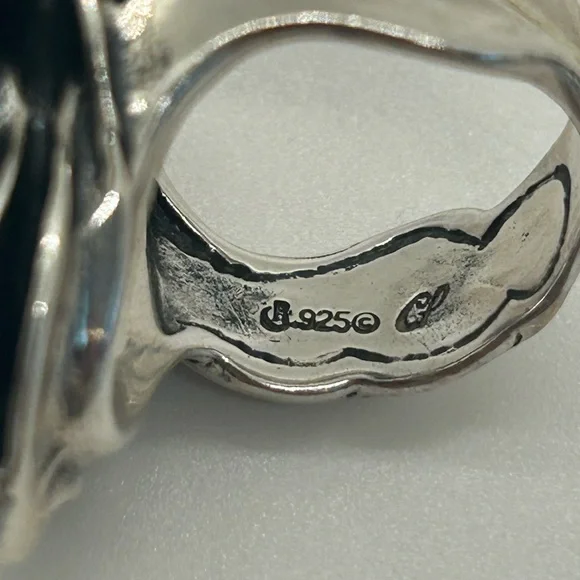 Carolyn Pollack Blue Lace Agate Ring - Picture 5 of 7